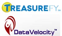 Treasurefy and DataVelocity Logos - search engine optimization and IT management
